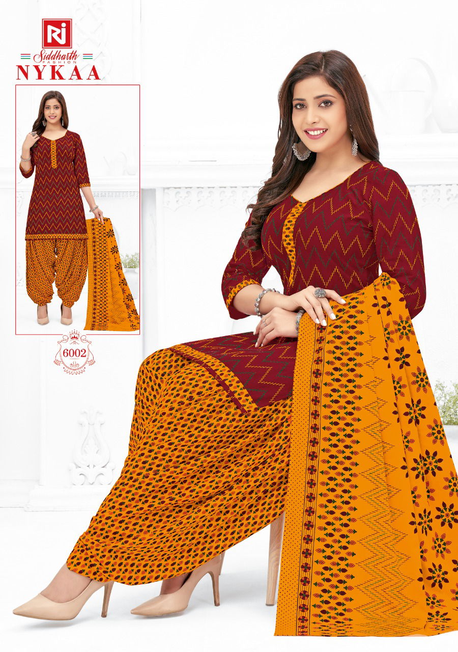 Siddharth Nykaa Vol 6 Ready Made Regular Wear Dress Collection
